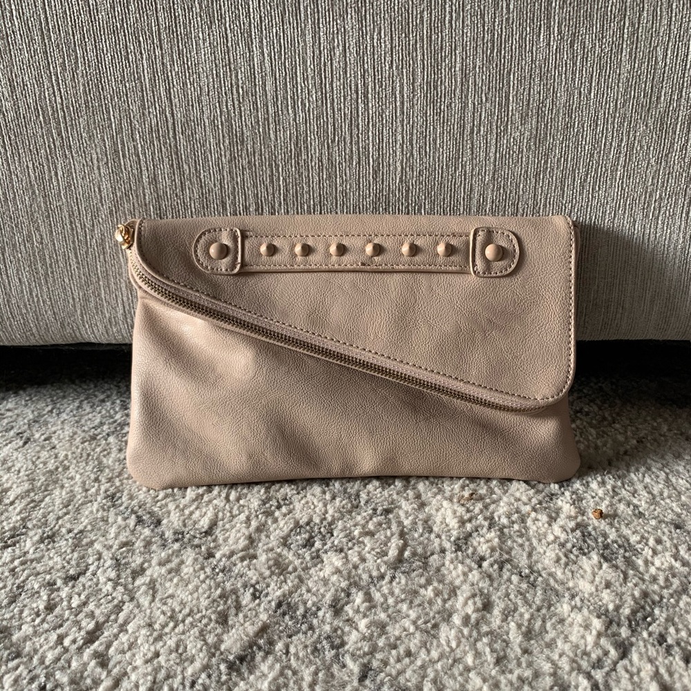 Cream Aldo handbag/clutch with chain strap